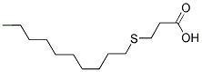 3-N-DECYLSULFANYLPROPIONIC ACID Struktur