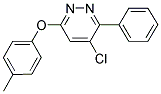 4-CHLORO-6-(4-METHYLPHENOXY)-3-PHENYLPYRIDAZINE Struktur