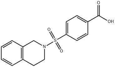 4-(3,4-DIHYDRO-1H-ISOQUINOLINE-2-SULFONYL)-BENZOIC ACID Struktur