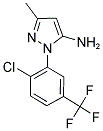 2-(2-CHLORO-5-TRIFLUOROMETHYL-PHENYL)-5-METHYL-2H-PYRAZOL-3-YLAMINE Struktur