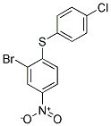 2-BROMO-1-[(4-CHLOROPHENYL)SULFANYL]-4-NITROBENZENE Struktur