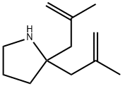 2,2-BIS-(2-METHYL-ALLYL)-PYRROLIDINE Struktur