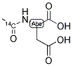 N-ACETYL-L-ASPARTIC ACID, [ACETYL-1-14C] Struktur