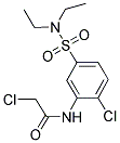 2-CHLORO-N-(2-CHLORO-5-DIETHYLSULFAMOYL-PHENYL)-ACETAMIDE Struktur