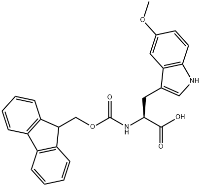 FMOC-5-METHOXY-DL-TRYPTOPHAN Struktur