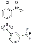 4-CHLORO-3-NITRO-N-(3-TRIFLUOROMETHYL-PHENYL)-BENZENESULFONAMIDE Struktur