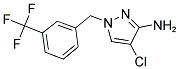 4-CHLORO-1-(3-TRIFLUOROMETHYL-BENZYL)-1H-PYRAZOL-3-YLAMINE Struktur