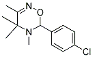 6-(4-CHLOROPHENYL)-3,4,4,5-TETRAMETHYL-5,6-DIHYDRO-4H-1,2,5-OXADIAZINE Struktur