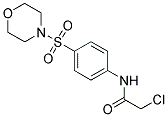 2-CHLORO-N-[4-(MORPHOLINE-4-SULFONYL)-PHENYL]-ACETAMIDE Struktur