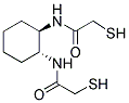 (+/-)-TRANS-1,2-BIS(2-MERCAPTOACETAMIDO)CYCLOHEXANE Struktur