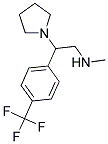 (2-PYRROLIDINYL-2-[4-(TRIFLUOROMETHYL)PHENYL]ETHYL)METHYLAMINE Struktur