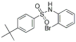 ((4-(TERT-BUTYL)PHENYL)SULFONYL)(2-BROMOPHENYL)AMINE Struktur