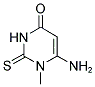 6-AMINO-1-METHYL-2-THIOXO-2,3-DIHYDROPYRIMIDIN-4(1H)-ONE Struktur