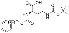 N-ALPHA-CARBOBENZOXY, GAMMA-T-BUTOXYCARBONYL-D-ALPHA, GAMMA-DIAMINOBUTYRIC ACID Struktur