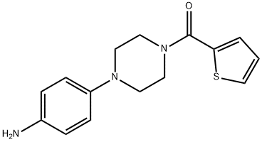 4-[4-(THIEN-2-YLCARBONYL)PIPERAZIN-1-YL]ANILINE Struktur