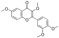 3,6,3',4'-TETRAMETHOXYFLAVONE Struktur