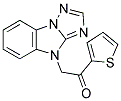 1-THIEN-2-YL-2-(4H-[1,2,4]TRIAZOLO[1,5-A]BENZIMIDAZOL-4-YL)ETHANONE Struktur