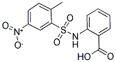 2-(2-METHYL-5-NITRO-BENZENESULFONYLAMINO)-BENZOIC ACID Struktur