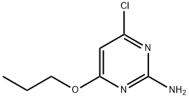 4-CHLORO-6-PROPOXYPYRIMIDIN-2-AMINE Struktur