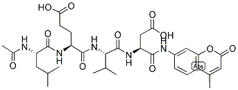 AC-LEU-GLU-VAL-ASP-AMC Struktur