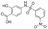 2-HYDROXY-4-(3-NITRO-BENZENESULFONYLAMINO)-BENZOIC ACID Struktur