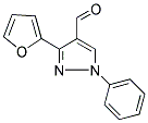 3-(2-FURYL)-1-PHENYL-1H-PYRAZOLE-4-CARBALDEHYDE Struktur