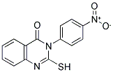 2-MERCAPTO-3-(4-NITRO-PHENYL)-3H-QUINAZOLIN-4-ONE Struktur