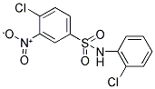 4-CHLORO-N-(2-CHLORO-PHENYL)-3-NITRO-BENZENESULFONAMIDE Struktur