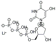 5-HYDROXY-2'-DEOXYURIDINE-5'-TRIPHOSPHATE LITHIUM SALT Struktur