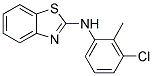 BENZOTHIAZOL-2-YL-(3-CHLORO-2-METHYL-PHENYL)-AMINE Struktur