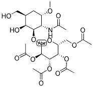 METHYL 2-ACETAMIDO-2-DEOXY-O-[BETA-D-(2,3,4,6-TETRAACETYL) GALACTOPYRANOSYL]-A-D-GALACTOPYRANOSIDE Struktur