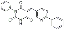 (5E)-1-PHENYL-5-[(2-PHENYLPYRIMIDIN-5-YL)METHYLENE]PYRIMIDINE-2,4,6(1H,3H,5H)-TRIONE Struktur