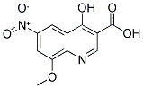 4-HYDROXY-8-METHOXY-6-NITROQUINOLINE-3-CARBOXYLIC ACID Struktur