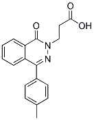 3-(1-OXO-4-P-TOLYLPHTHALAZIN-2(1H)-YL)PROPANOIC ACID Struktur