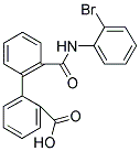 2'-([(2-BROMOPHENYL)AMINO]CARBONYL)-1,1'-BIPHENYL-2-CARBOXYLIC ACID Struktur