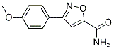 3-(4-METHOXYPHENYL)ISOXAZOLE-5-CARBOXAMIDE Struktur