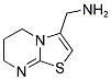 C-(6,7-DIHYDRO-5H-THIAZOLO[3,2-A]PYRIMIDIN-3-YL)-METHYLAMINE Struktur