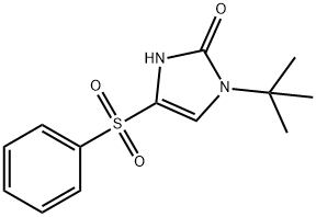 1-(TERT-BUTYL)-4-(PHENYLSULFONYL)-1,3-DIHYDRO-2H-IMIDAZOL-2-ONE Struktur