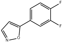 5-(3,4-DIFLUOROPHENYL)ISOXAZOLE Struktur