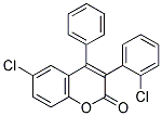 6-CHLORO-3(2'-CHLOROPHENYL)-4-PHENYLCOUMARIN Struktur