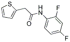 N-(2,4-DIFLUOROPHENYL)-2-(2-THIENYL)ETHANAMIDE Struktur