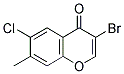 3-BROMO-6-CHLORO-7-METHYLCHROMONE Struktur