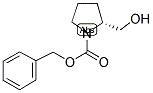 (R)-2-HYDROXYMETHYL-PYRROLIDINE-1-CARBOXYLIC ACID BENZYL ESTER Struktur