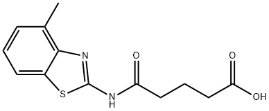 4-(4-METHYL-BENZOTHIAZOL-2-YLCARBAMOYL)-BUTYRIC ACID Struktur