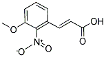 3-METHOXY-2-NITROCINNAMIC ACID Struktur