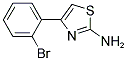 4-(2-BROMO-PHENYL)-THIAZOL-2-YLAMINE Struktur