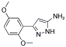 5-(2,5-DIMETHOXY-PHENYL)-2H-PYRAZOL-3-YLAMINE Struktur