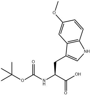 BOC-5-METHOXY-DL-TRYPTOPHAN Struktur