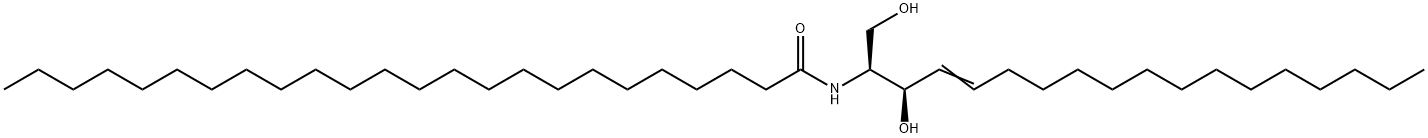 (2S,3R,4E)-N-TETRACOSANOYL SPHINGOSINE Struktur