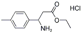 ETHYL 3-AMINO-3-(4-METHYLPHENYL)PROPANOATE HYDROCHLORIDE Struktur